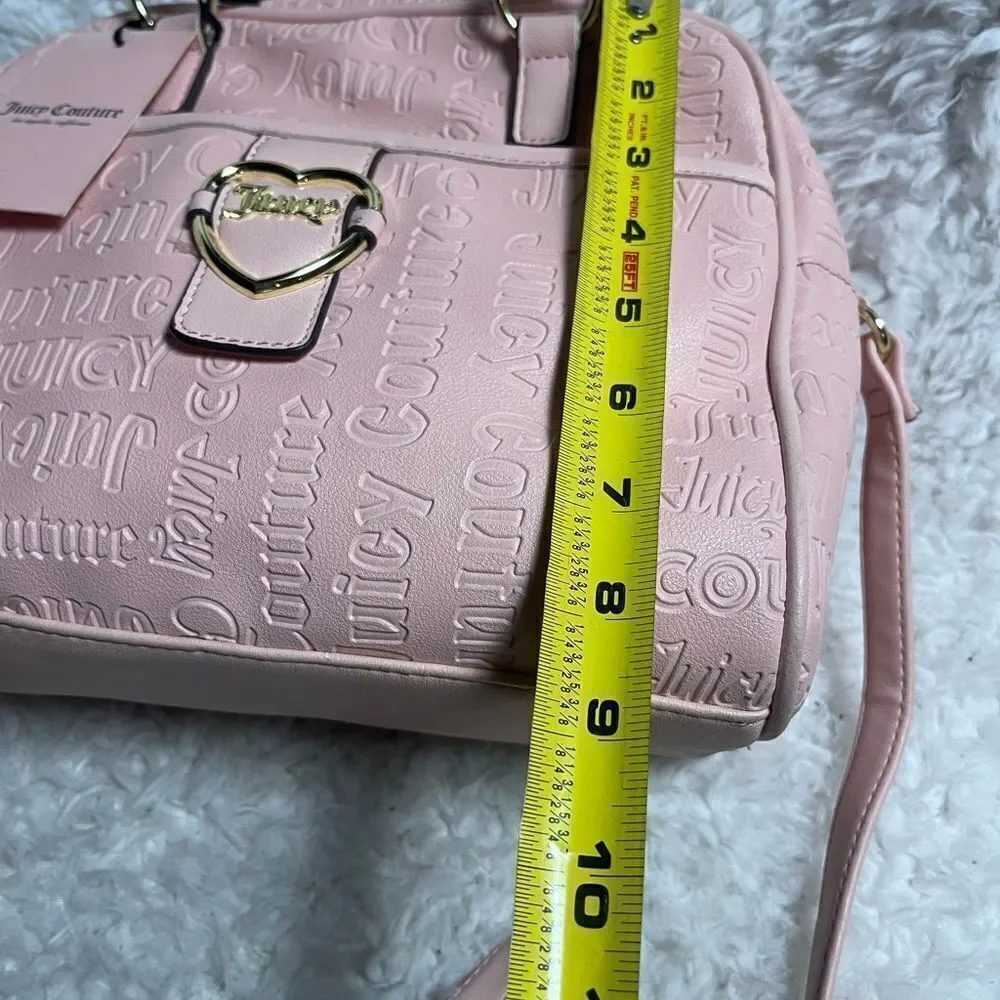 NWT Juicy Couture dusty blush addicted to love  Synthetic satchel/crossbody bag